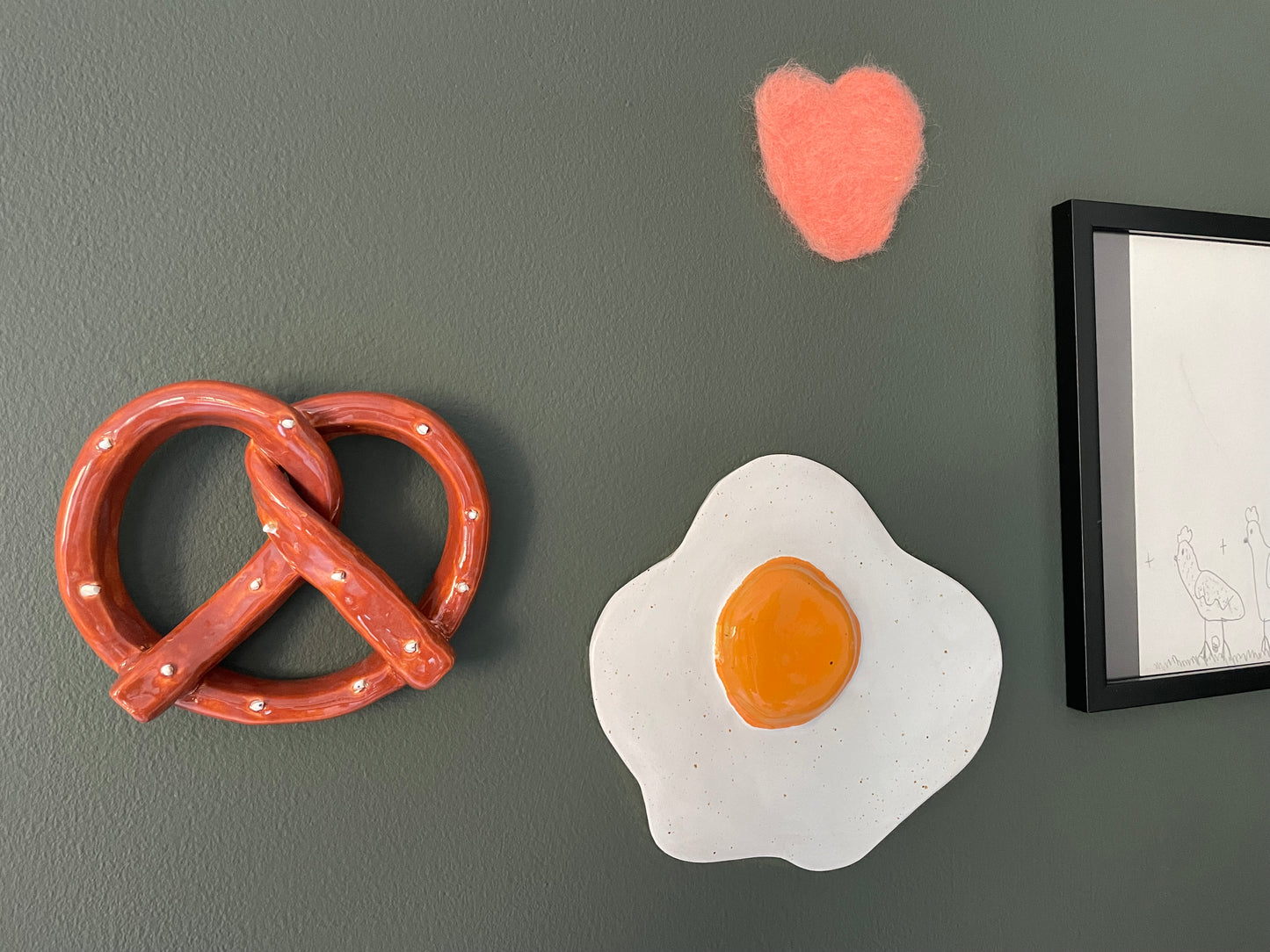 Pretzel on the wall